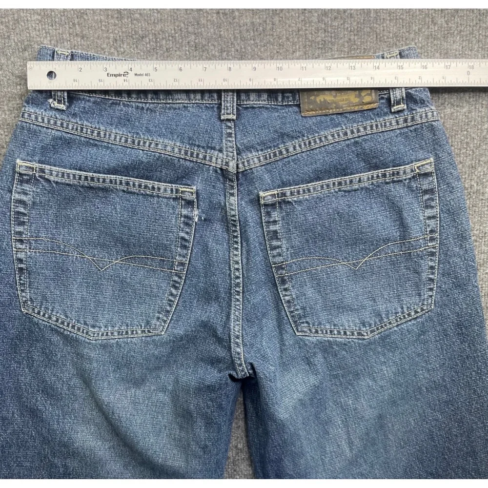 Anchor Blue Baggy Jeans‎ Mens 36x34 Blue Vintage 90s Relaxed Fit Denim